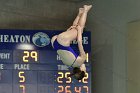 Maddy Morrison  Wheaton College Women's diver Maddy Morrison competes against Babson College, January 11, 2020. - Photo By: KEITH NORDSTROM : Wheaton, Swimming, Maddy Morrison